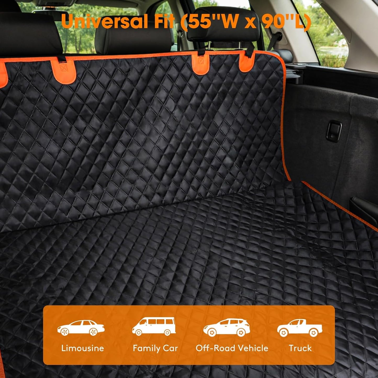SUV Cargo Liner for Dogs, Waterproof Cargo Liner for SUV