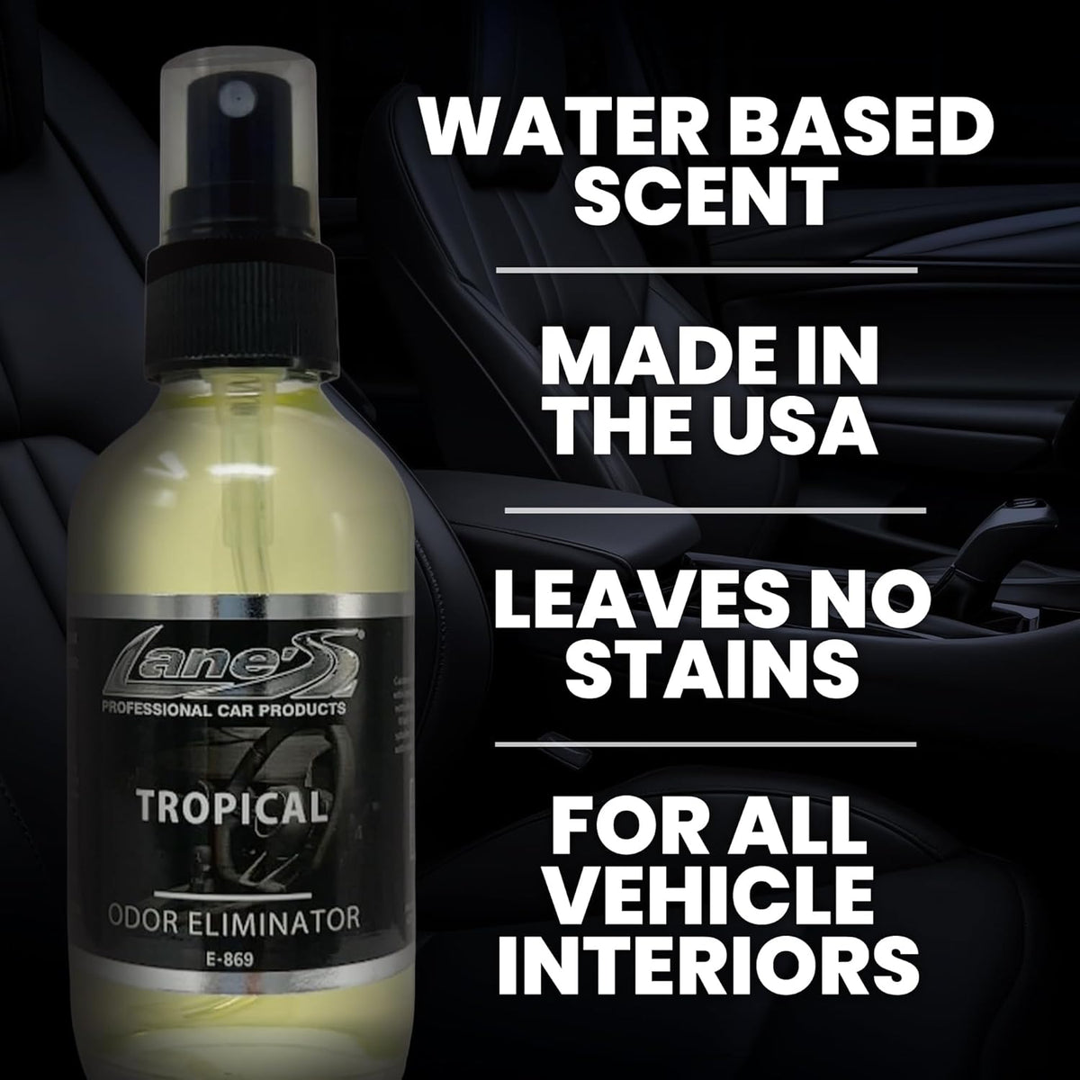Premium Car Air Fresheners - Tropical Odor Eliminator Scent