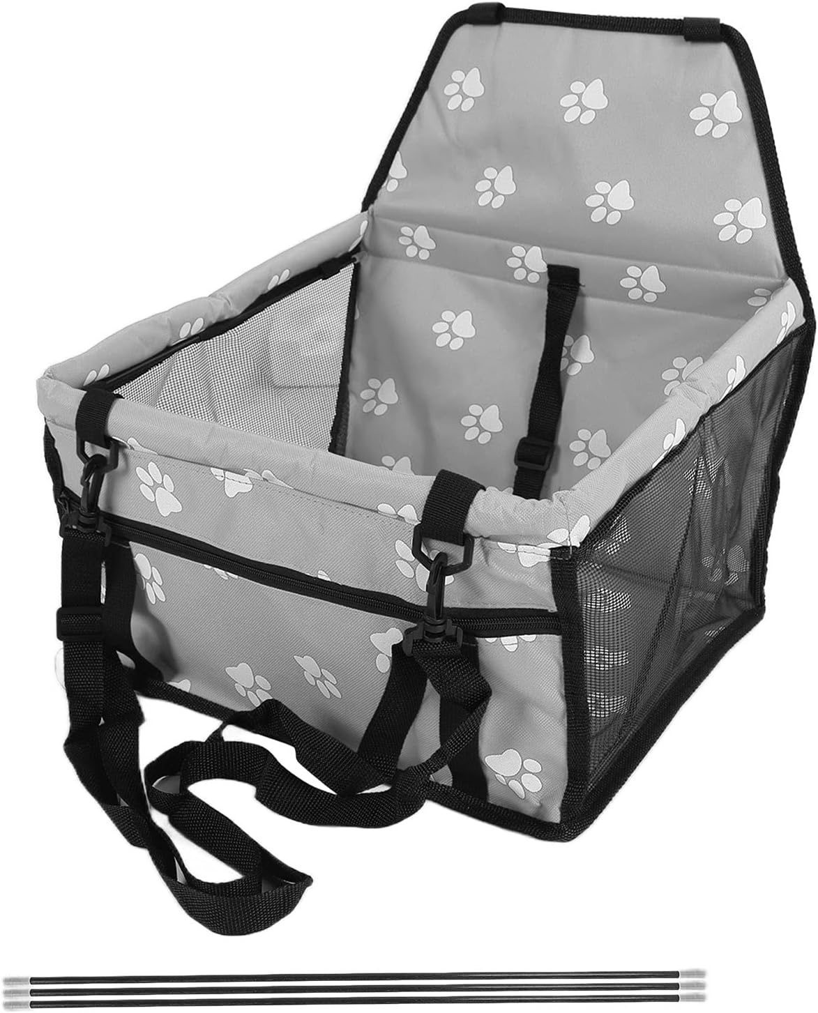 Bear Pattern Pet Carrier Cage, Pet Car Safety Seat with