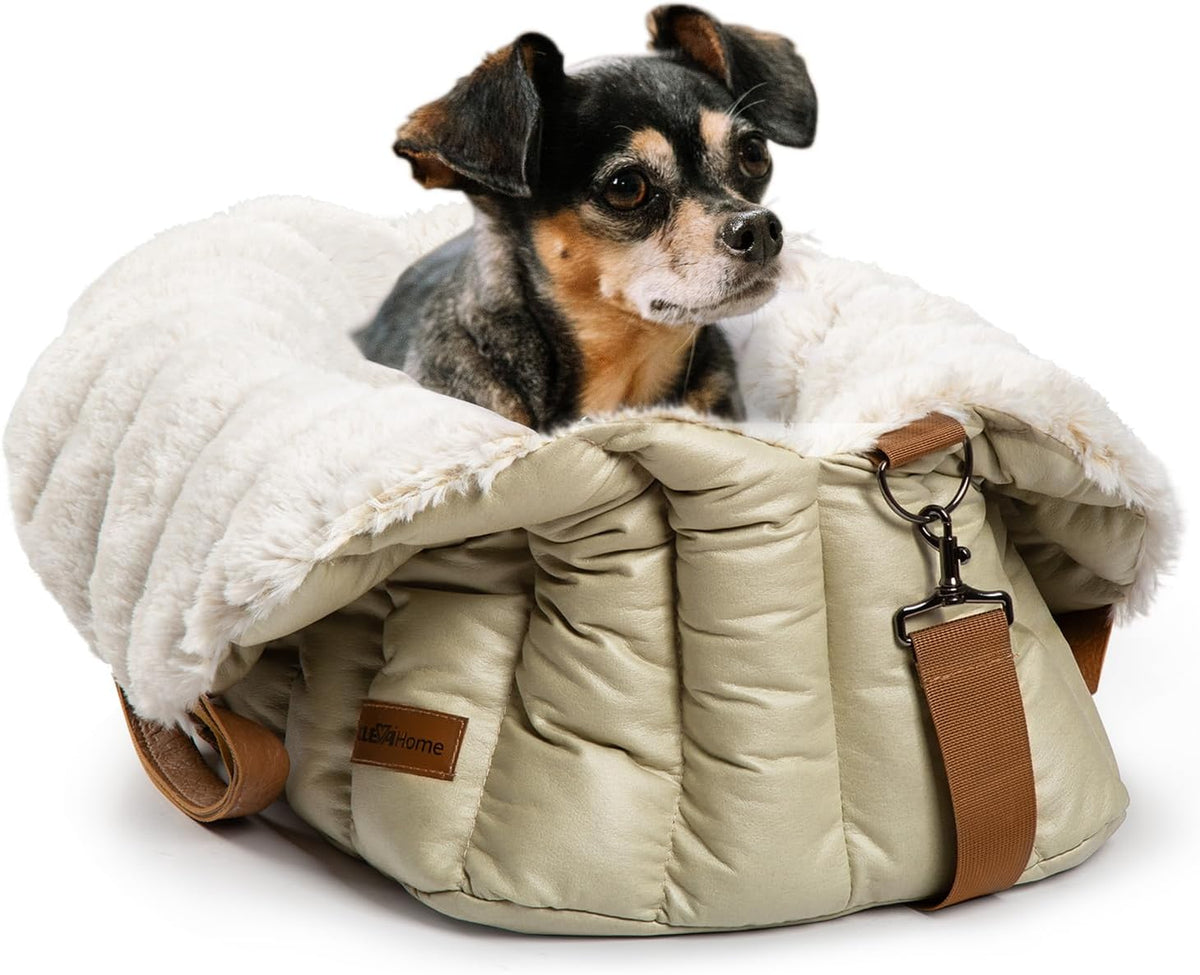 Home Small Dog Car Seat & Travel Carrier & Pet Bed, Soft
