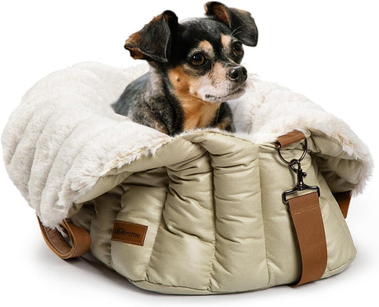 Home Small Dog Car Seat & Travel Carrier & Pet Bed, Soft