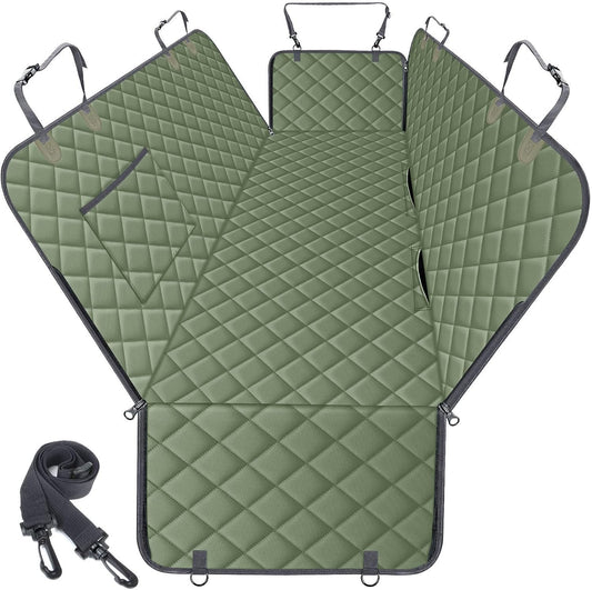 Waterproof Dog Car Seat Cover for Back Seat - Durable, Pet