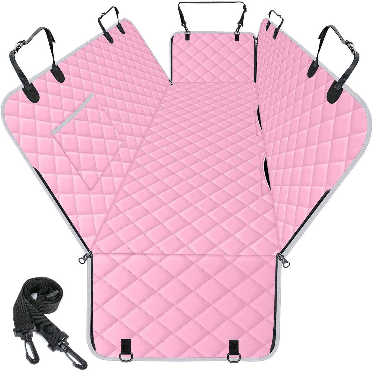 Waterproof Dog Car Seat Cover for Back Seat - Durable, Pet