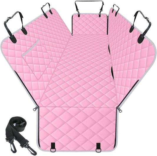 Waterproof Dog Car Seat Cover for Back Seat - Durable, Pet