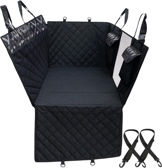 Back Seat Extender, Car Seat Cover for Dogs with Hard