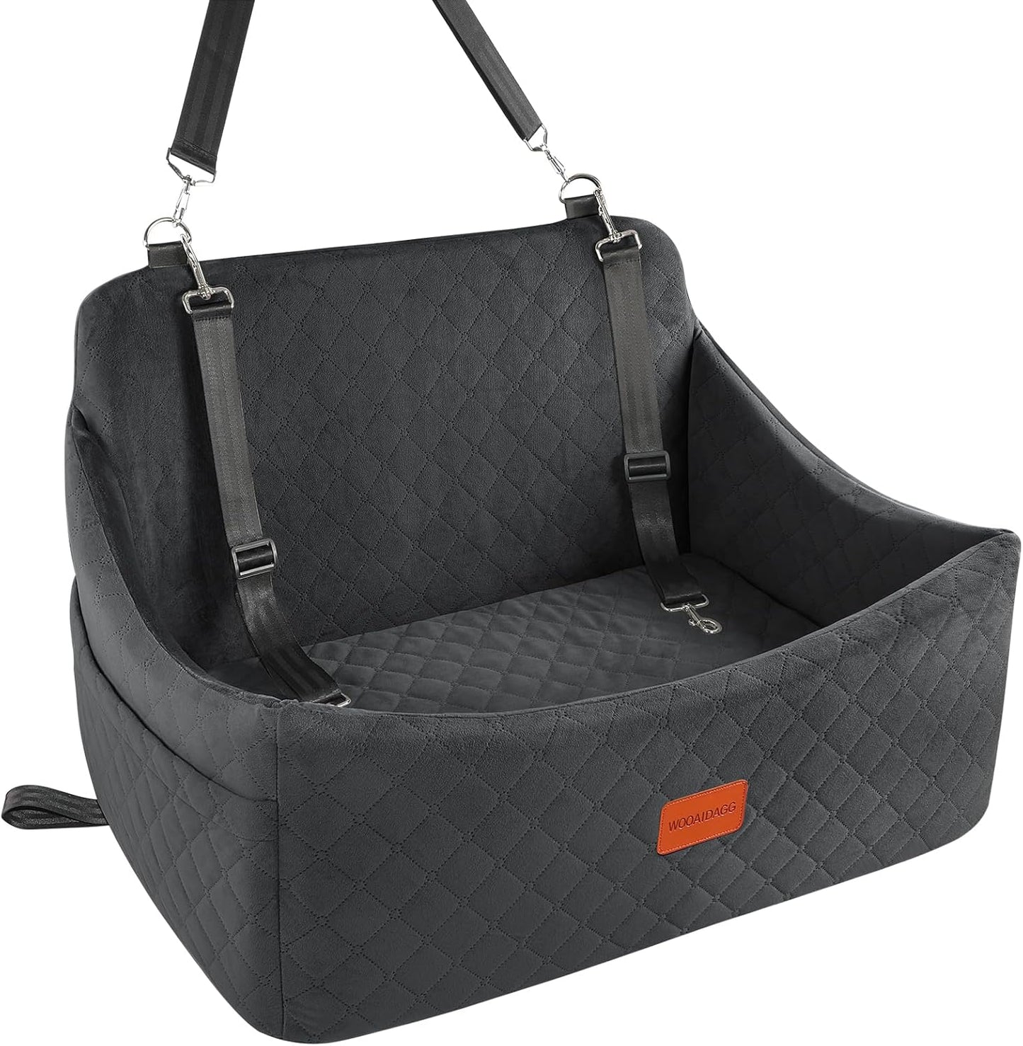 Dog Car Seat for Medium & Large Dogs Up to 55lbs, Memory