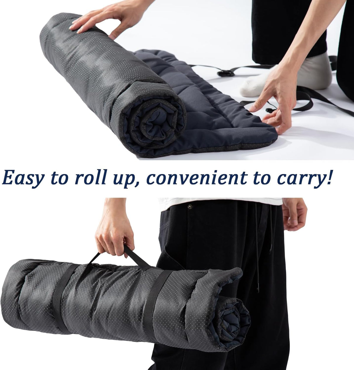 Rollup Camping Outdoor Dog Bed,Portable Dog Travel Mat with