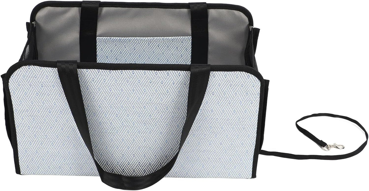 Center Console Dog Car Seat, Washable Foldable Adjustable