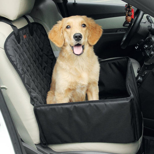2-in-1 Dog Car Seat Cover Pet Car Hammock Waterproof Cat