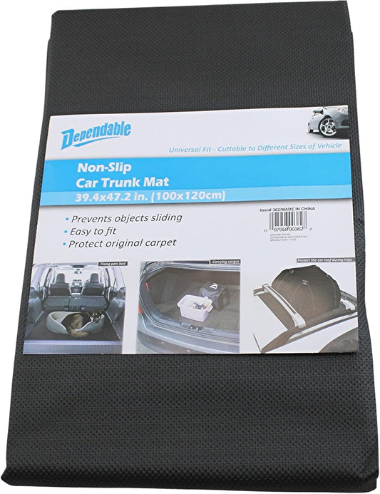 Dependable Industries Premium Non-Slip Car Trunk Mat Cargo