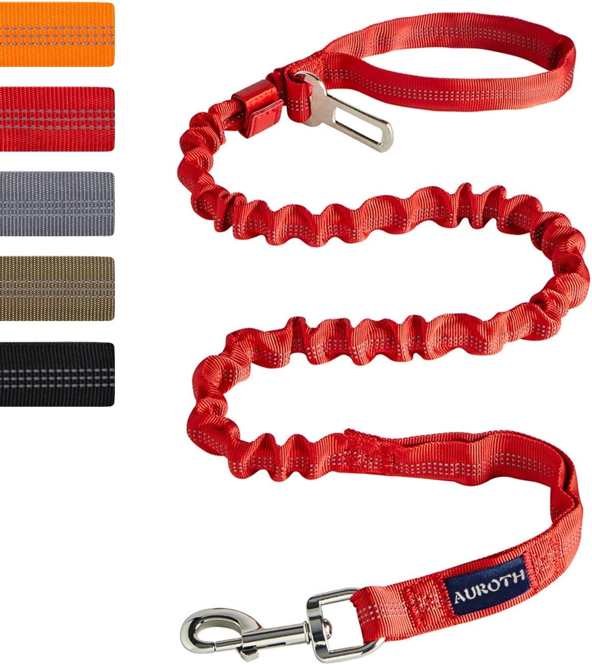 Heavy Duty Bungee Dog Leash for Large Breed Dogs, No Pull