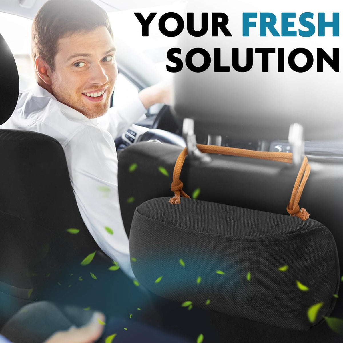 1 Pack Car Air Freshener, Lasts 365+ Days, No Chemicals