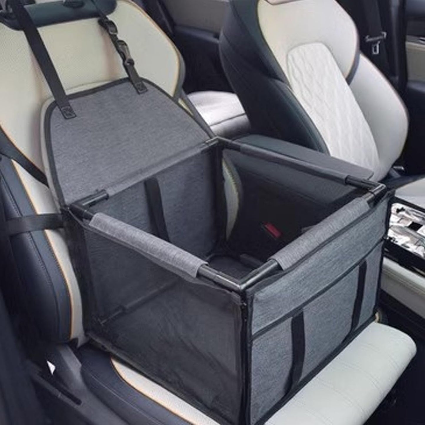 Dog Car Seat, Water Proof Foldable Pet Carrier with