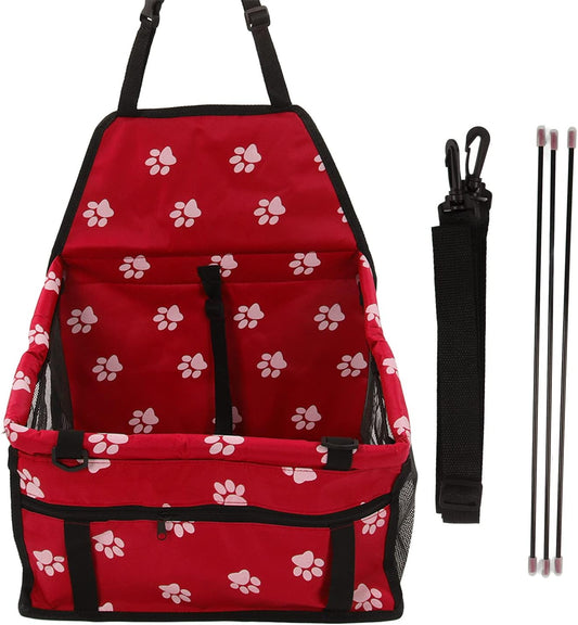 Pet Car Seat, Dog Car Seat with Safety Leash, Breathable
