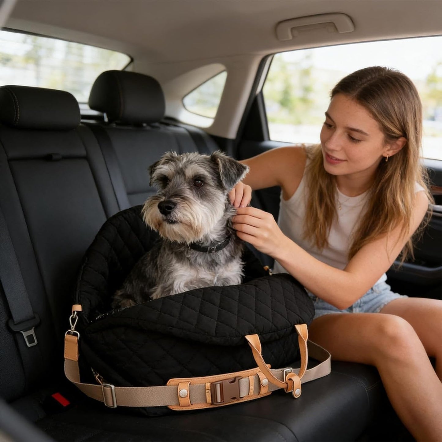 Dog Car Seat - Waterproof with Handles Soft Bag