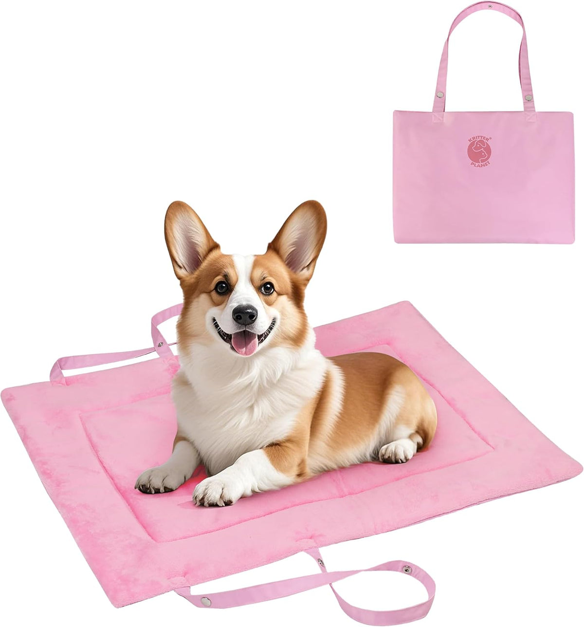 Waterproof Foldable Dog Bed Pad for Camping & Travel