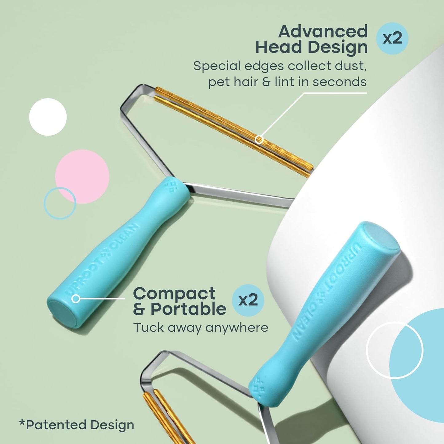 er Pro Pet Hair Removal Tool -2 Pack-Special Dog Hair