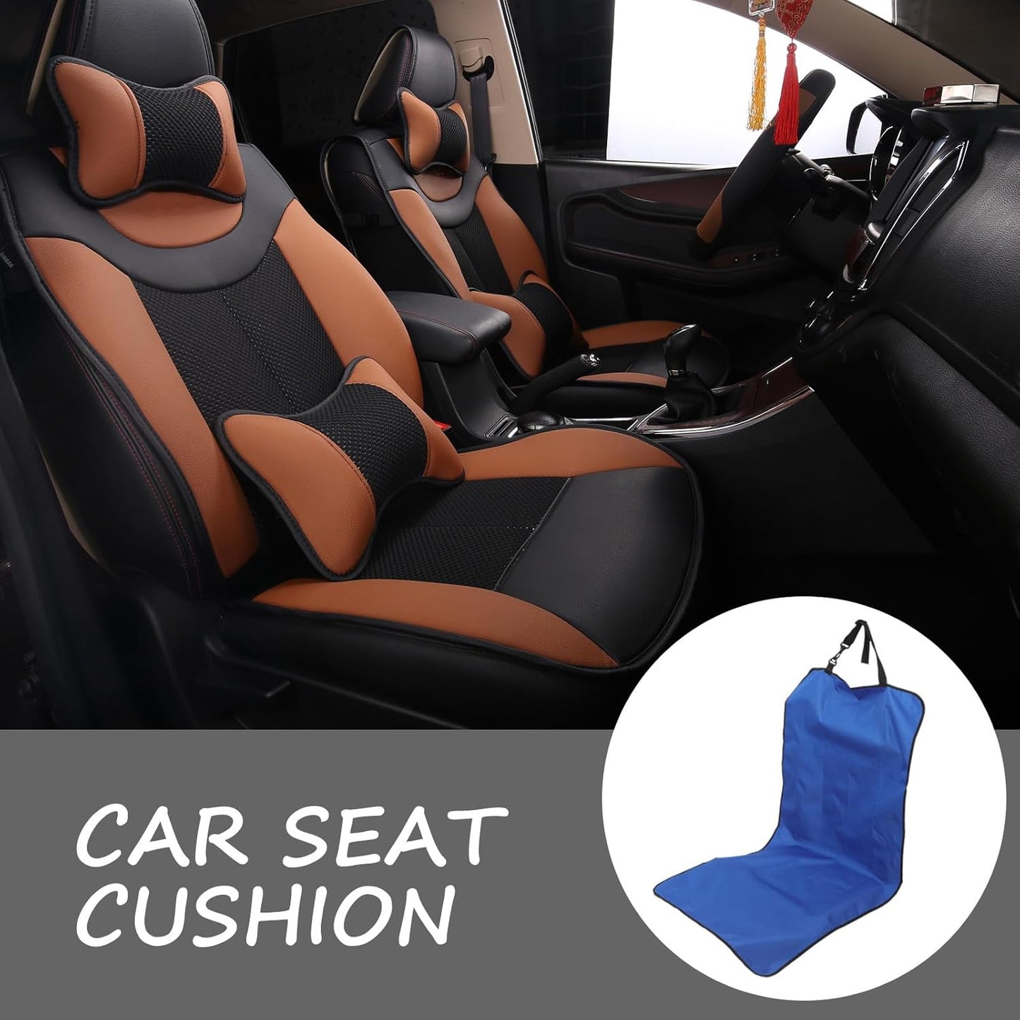 Waterproof Pet Car Seat Pad Oxford Fabric Sturdy Dog Car