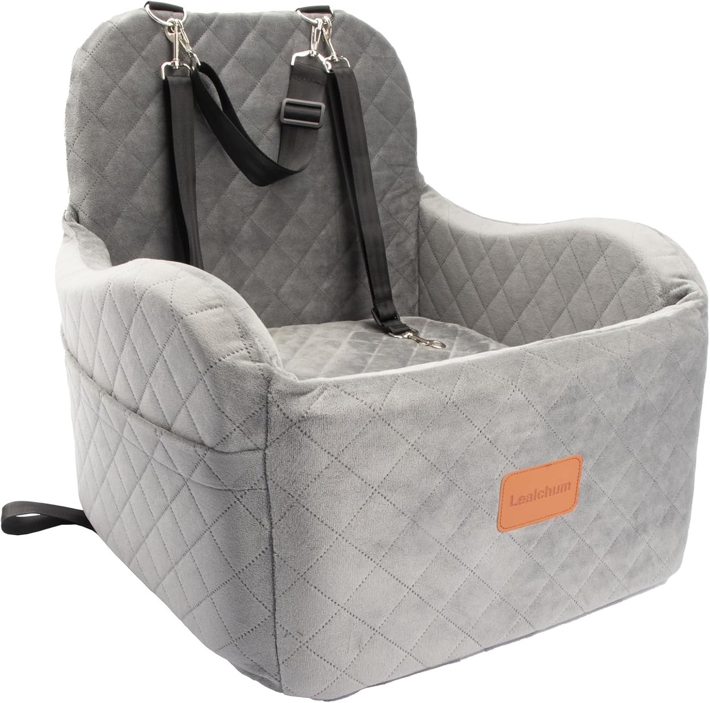 Dog Booster Car Seat for Small/Medium Dogs Up to