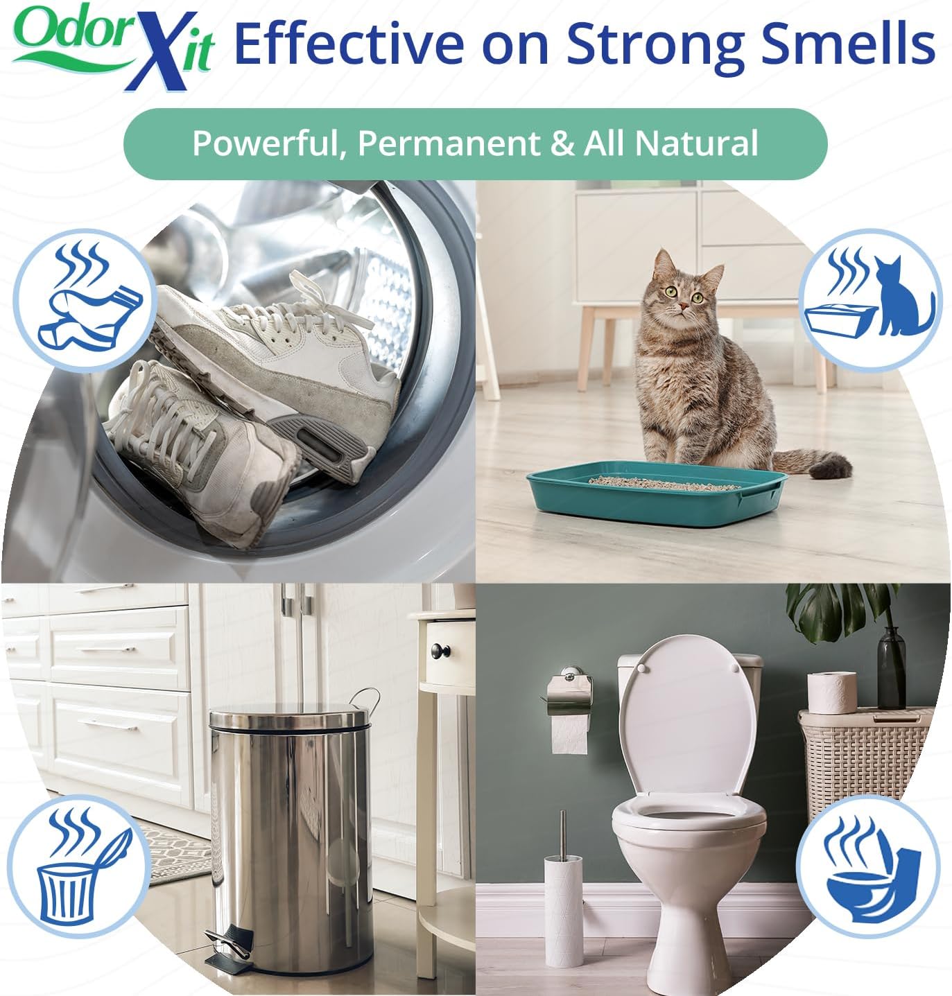 Pet Urine Odor Eliminator Spray, Ideal for Cat, Dog Poo and