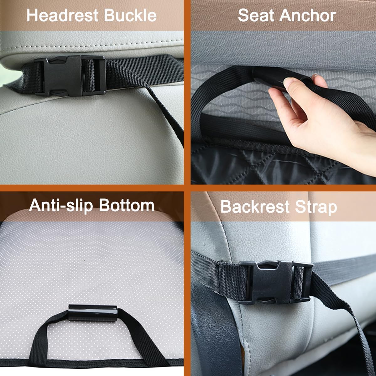 Front Seat Cover for Dogs 2PK Car Seat Covers Front Seats