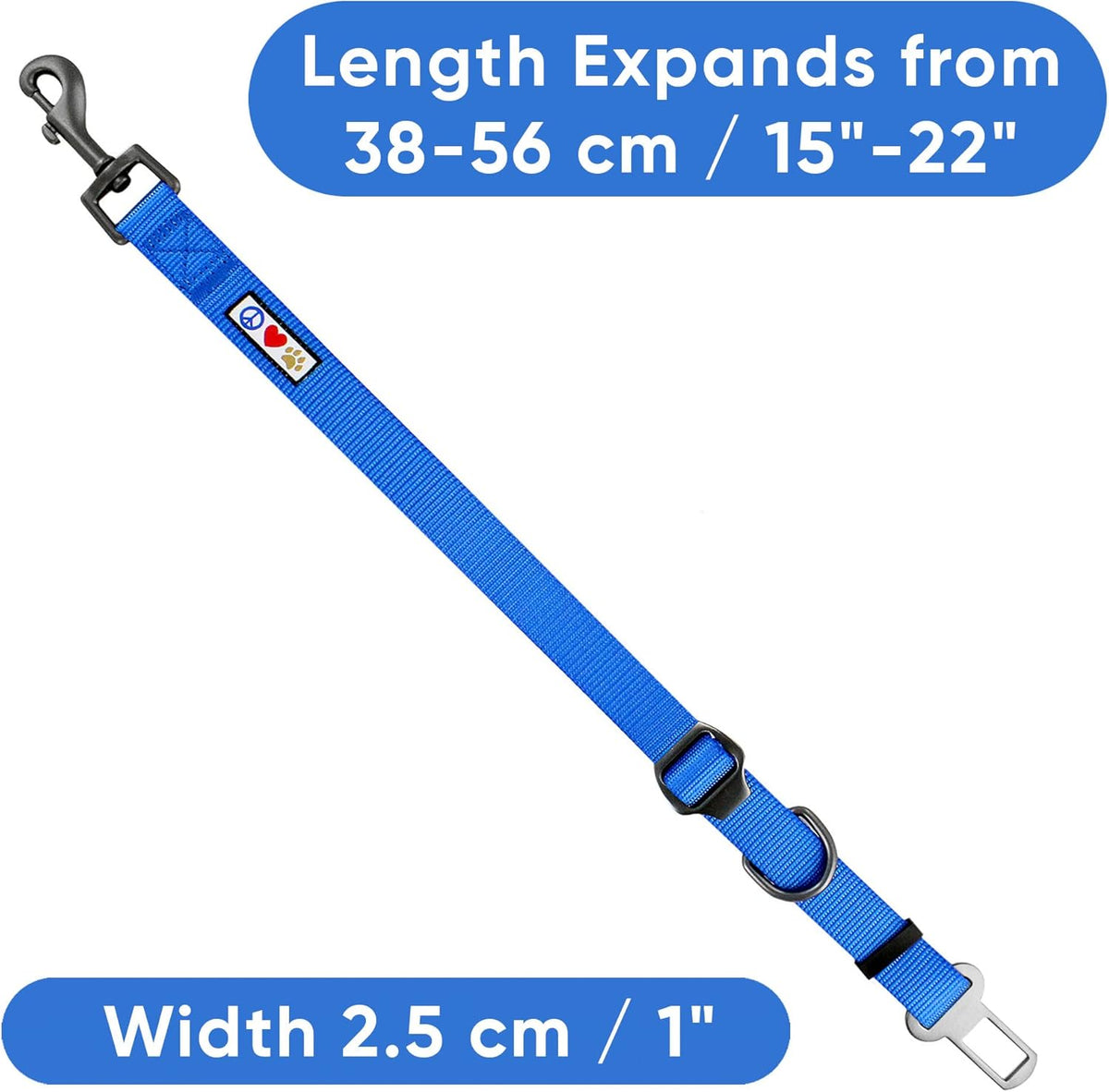Dog Seat Belt | Pet Safety Seat Belt with Adjustable Strap