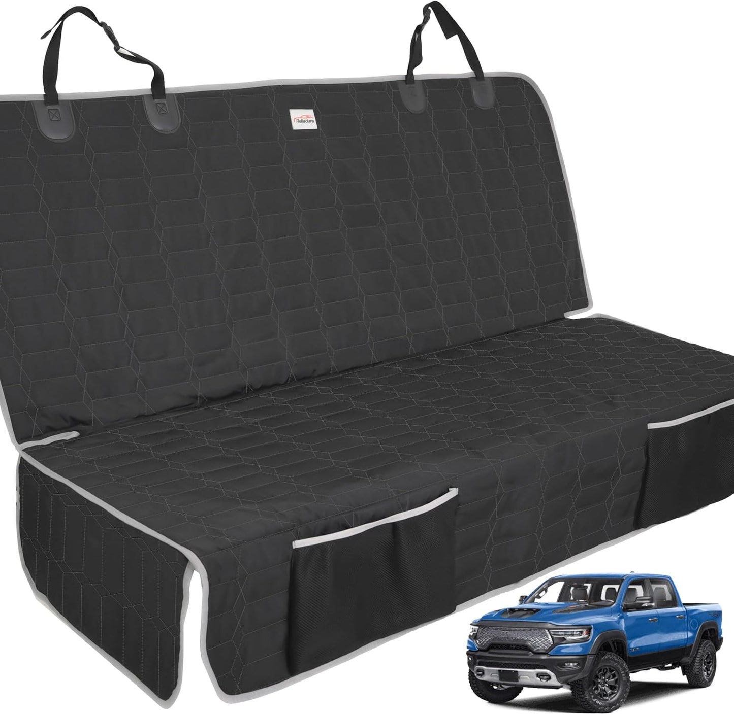 Dog Car Seat Cover for Back Seat,Washable Bench Seat Cover