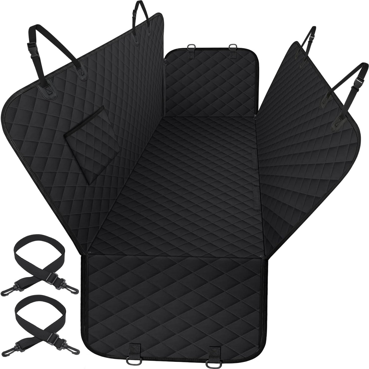 Dog Car Seat Cover for Back Seat Hammock 600D Waterproof