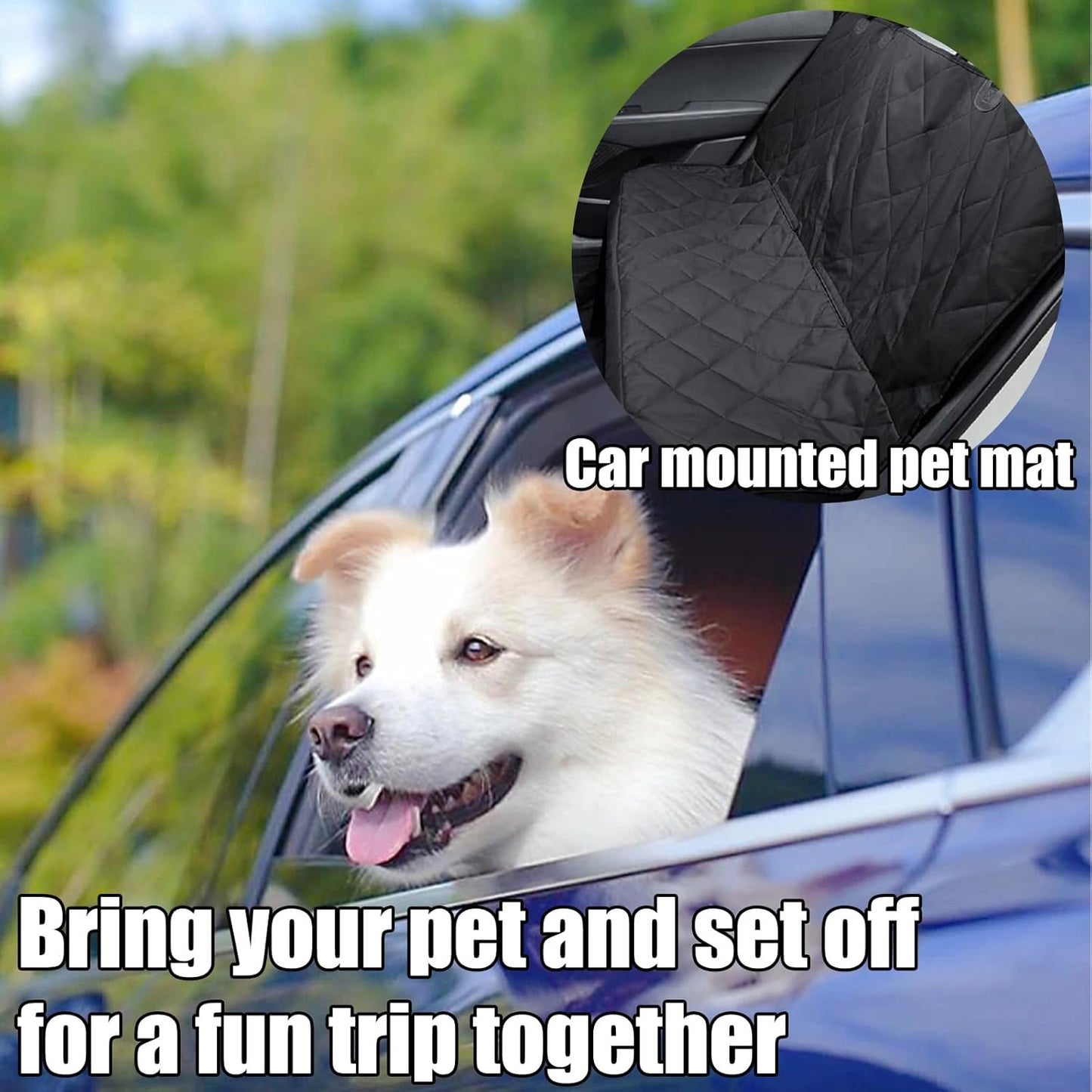 Dog Seat Cover Car ，Seat Cover Pet Seat Cover Hammock 600D