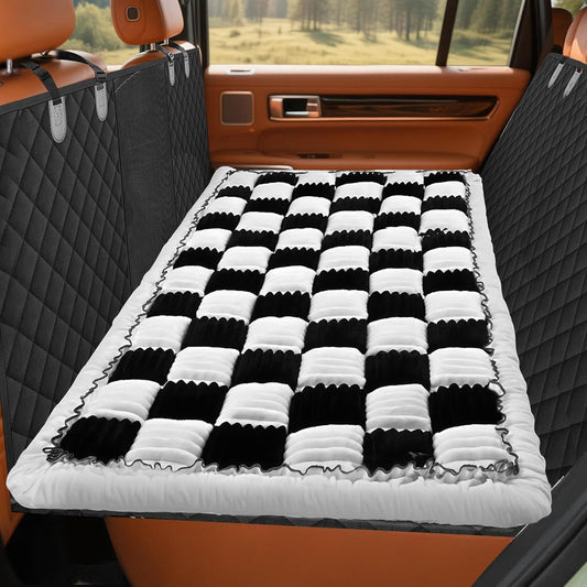 Backseat Dog Bed Mat for Car: 27.6" x 52" Non-Slip Dog Bed