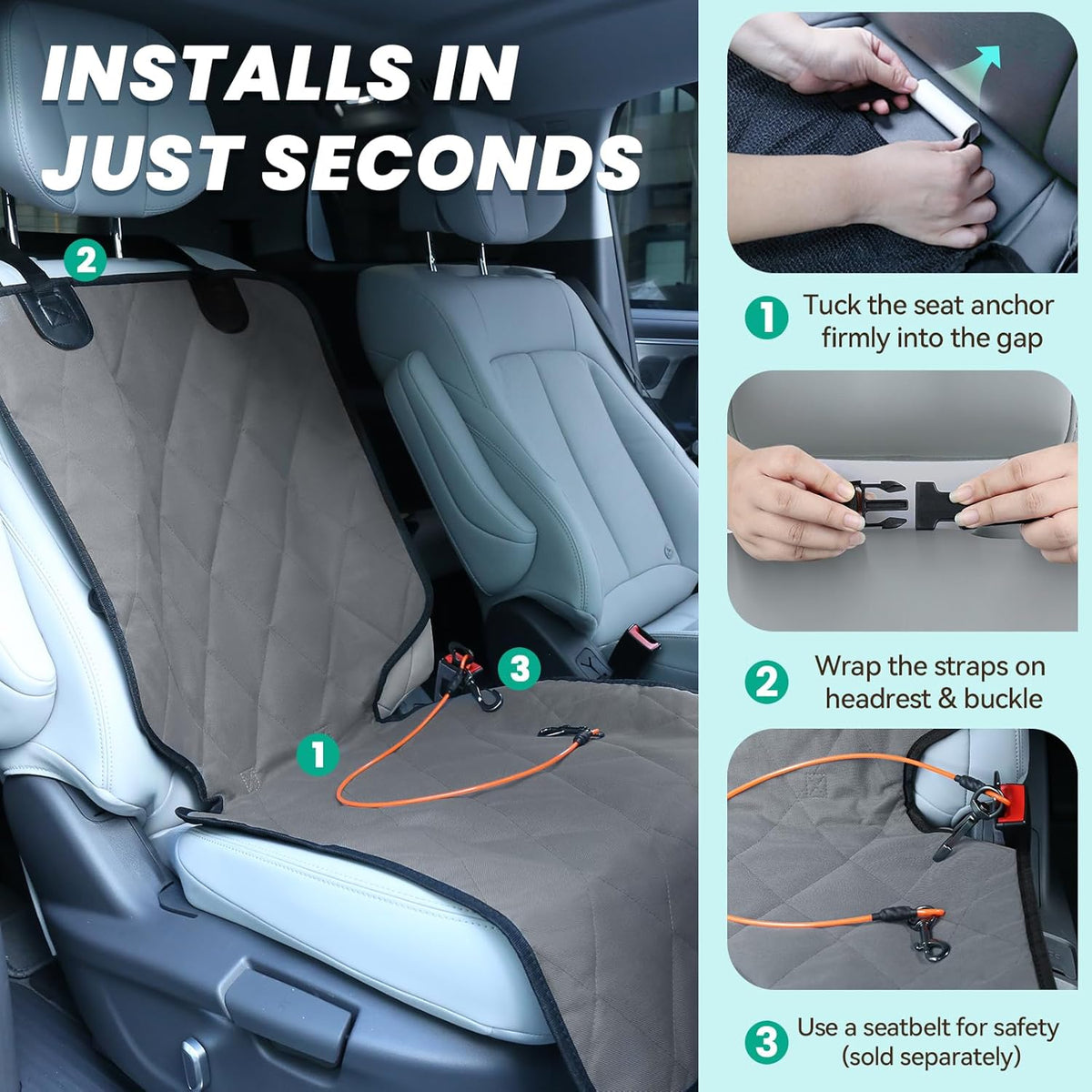 Dog Front Seat Cover Seatflex Car Seat Protector for Dog