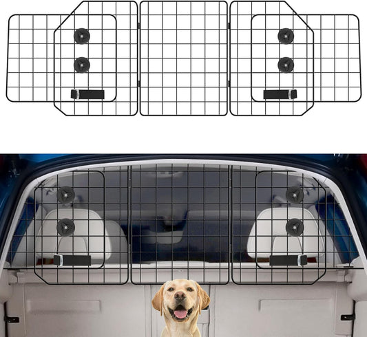 Car Dog Barrier for SUV, Adjustable Pet Divider Gate for