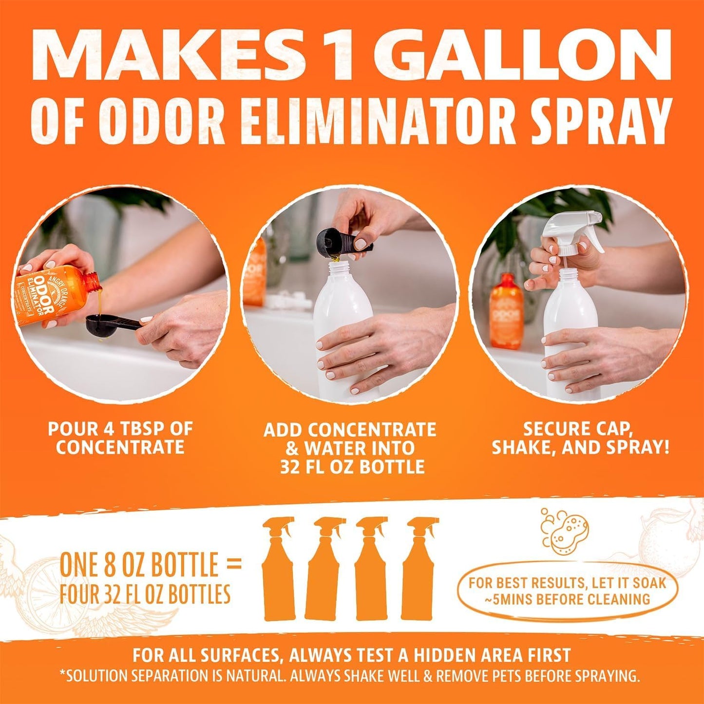 Pet Odor Eliminator 8 oz. bottle- Industrial Strength Pet