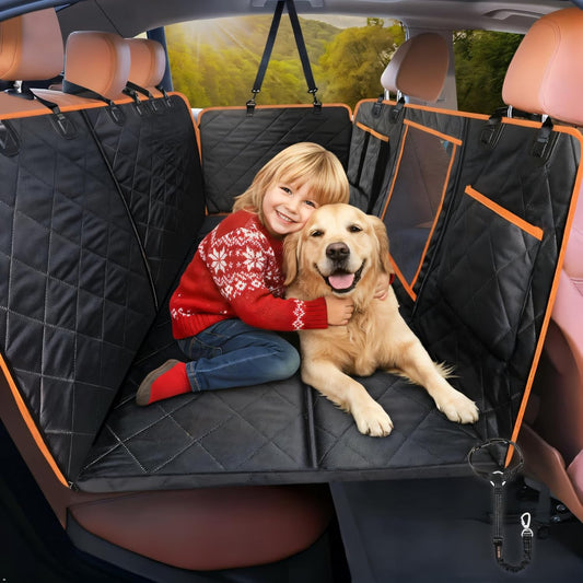 Car Seat Cover for Dogs Offer Large Space Hard Bottom Back