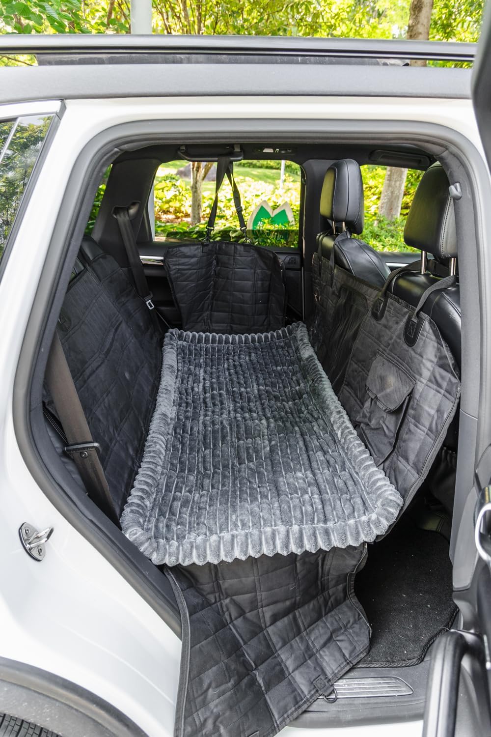 Non-Slip Dog Bed Mat for Car, Fuzzy Backseat Pet Mat