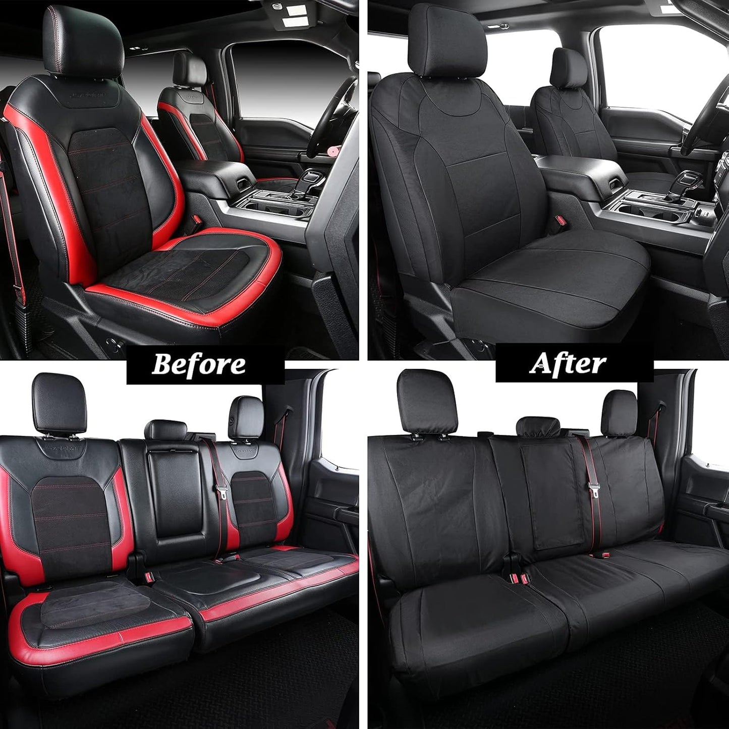 Rear Bench Car Seat Covers, Waterproof Oxford Back Seat