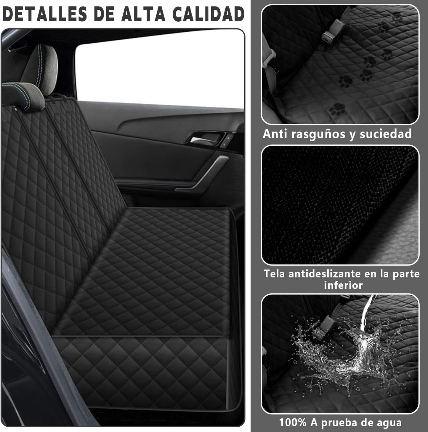 Pet Seat Cover Accessories, Dog Back seat Cover Protector