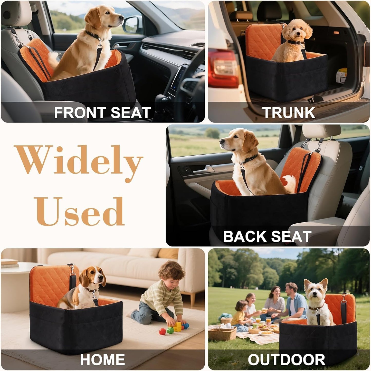 Dog Car Seat for Small/Medium Dogs,Pet Dog Booster Car Seat