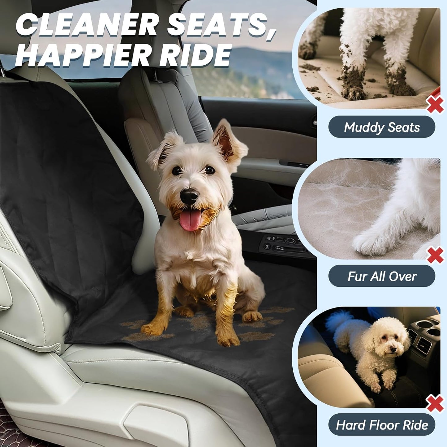 Dog Front Seat Cover Seatflex Car Seat Protector for Dog