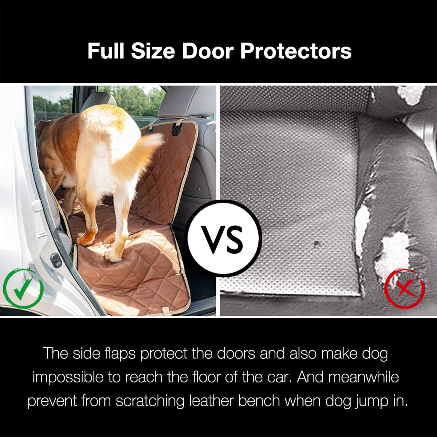 Dog Seat Cover for SUV and Small Truck, Waterproof Car