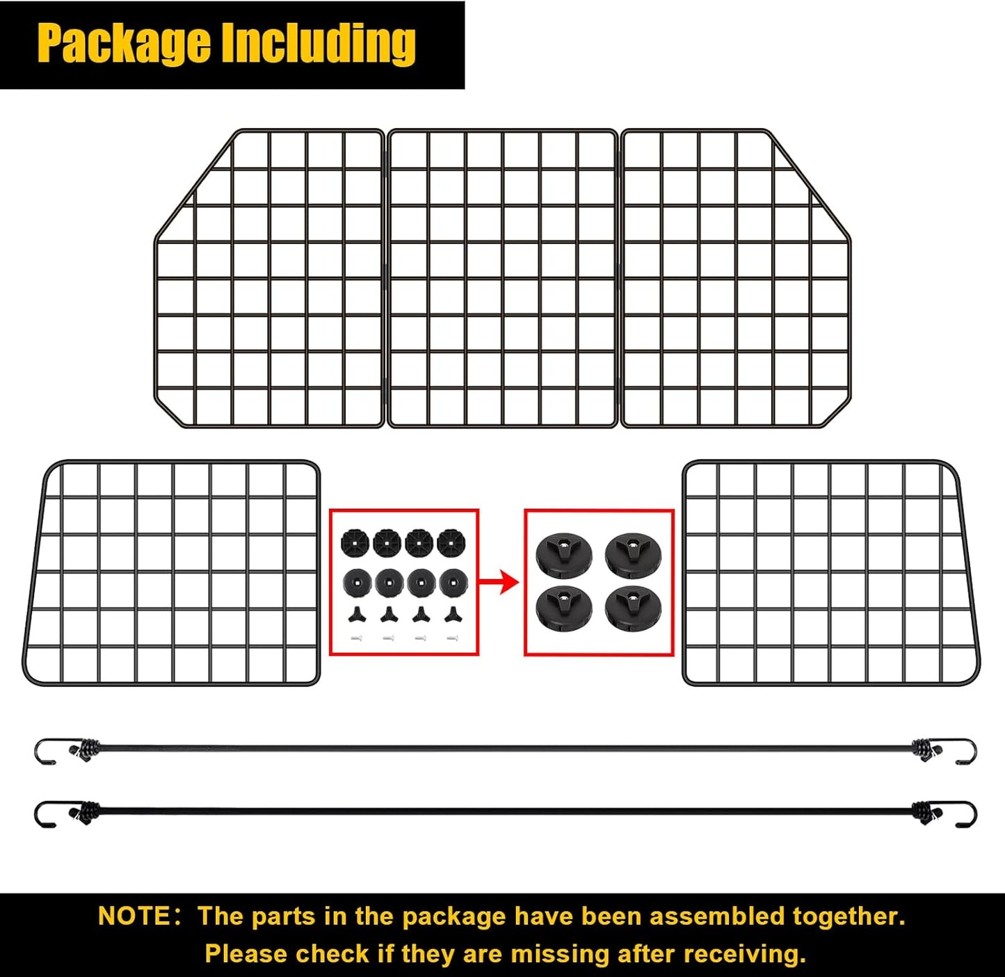 Dog Car Barriers for SUVs, Vehicles, Cars, Trucks, Upgraded