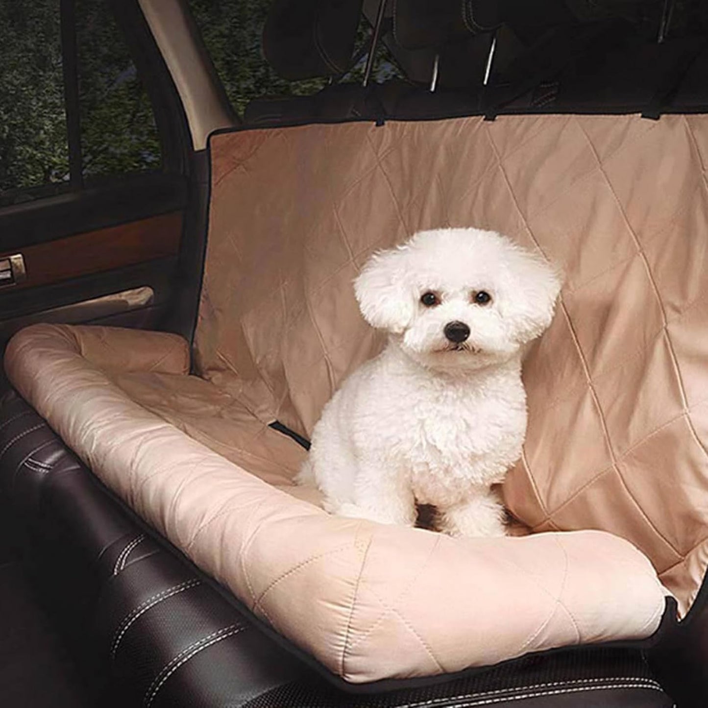 Dog Seat Cover for Back Seat, 50x22x14 Inch Non-Slip Large