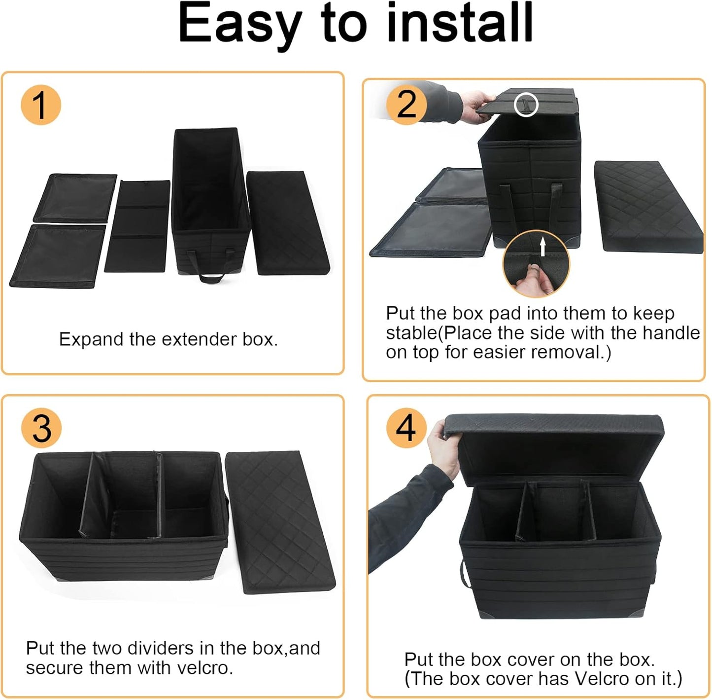 Car Back Seat Extender for Large Dogs up to 200lbs,Dog Car