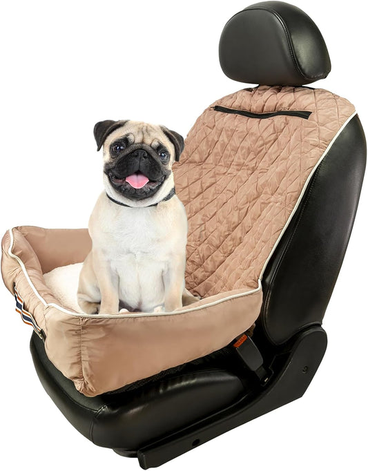 PET2GO101T Pet2Go Tan Car Pet Bed and Seat Cover, 26x20x6