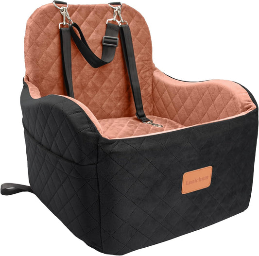 Dog Booster Car Seat for S/M Dogs Up to 35lbs,Soft 6in