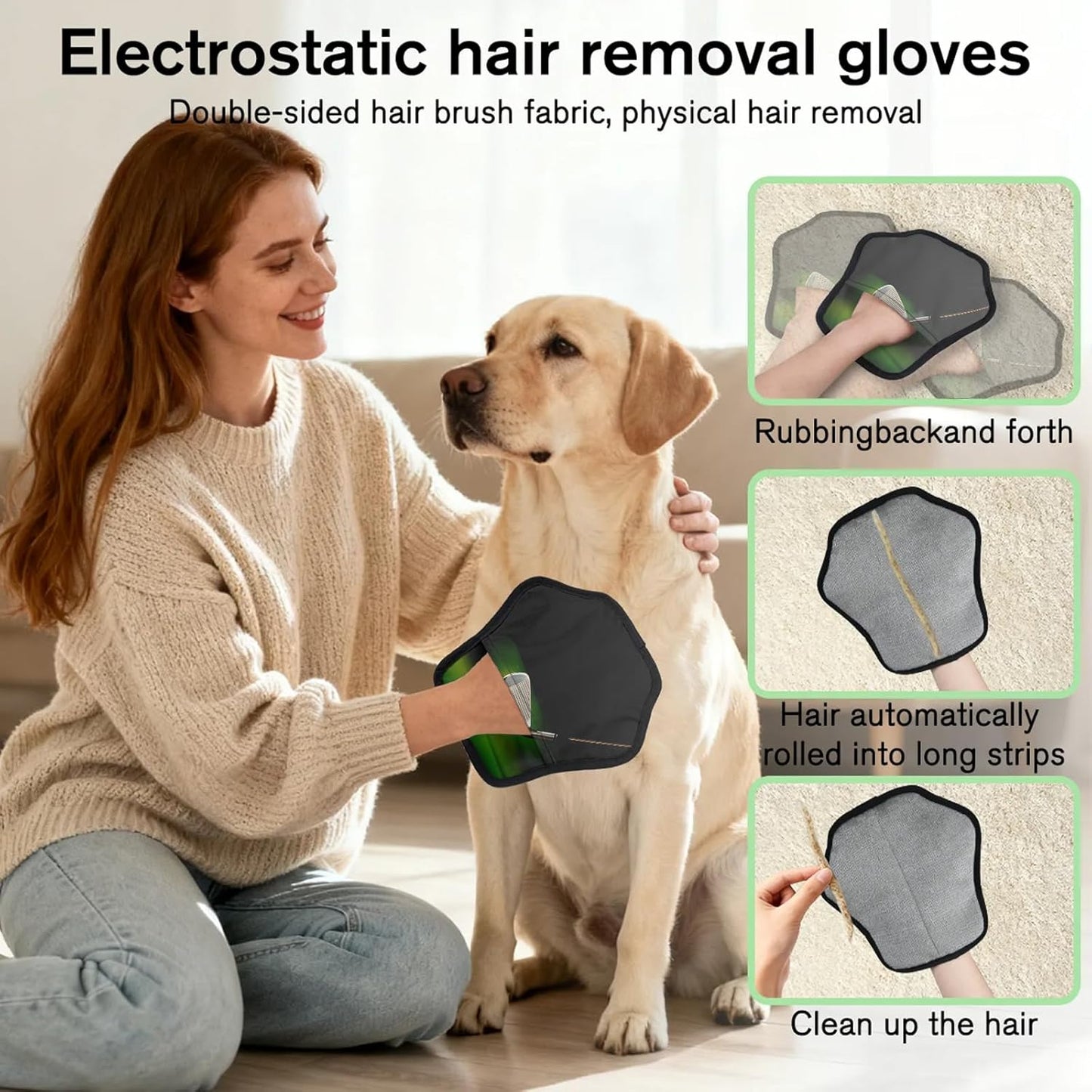 Golf Ball Sport Grass 2Pcs Electrostatic Reusable Pet Hair