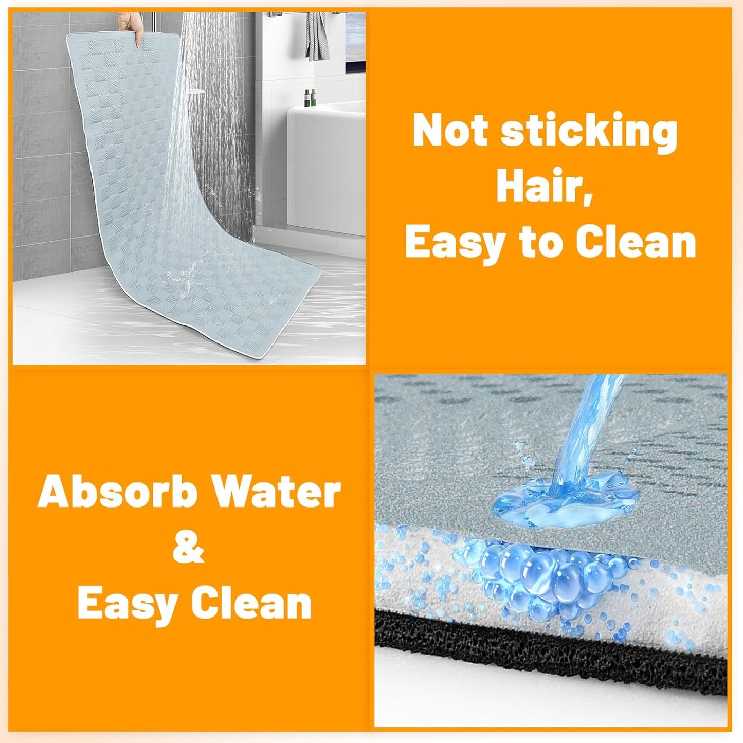 Non-Slip Pet Bed Mat for Back Seat Extender, Hair Resistant
