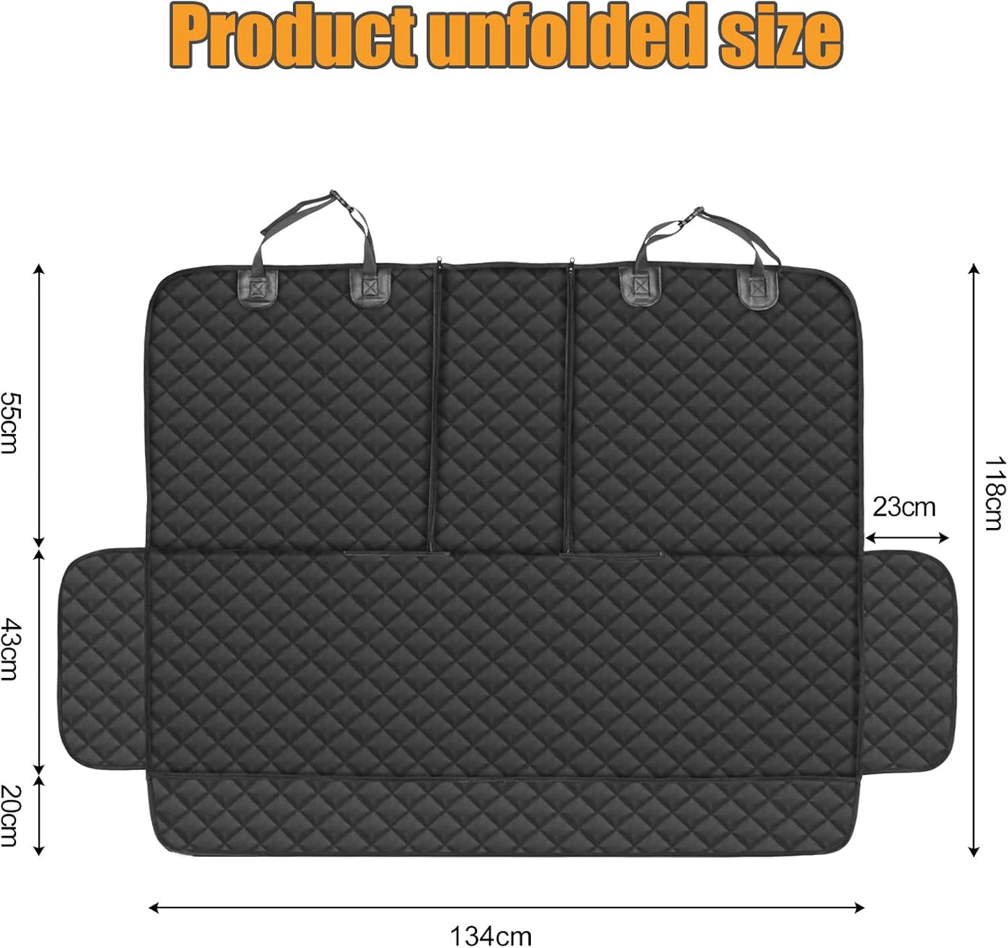 Dog Car Seat Cover for Rivian R1S, Dog Car Seat Cover for