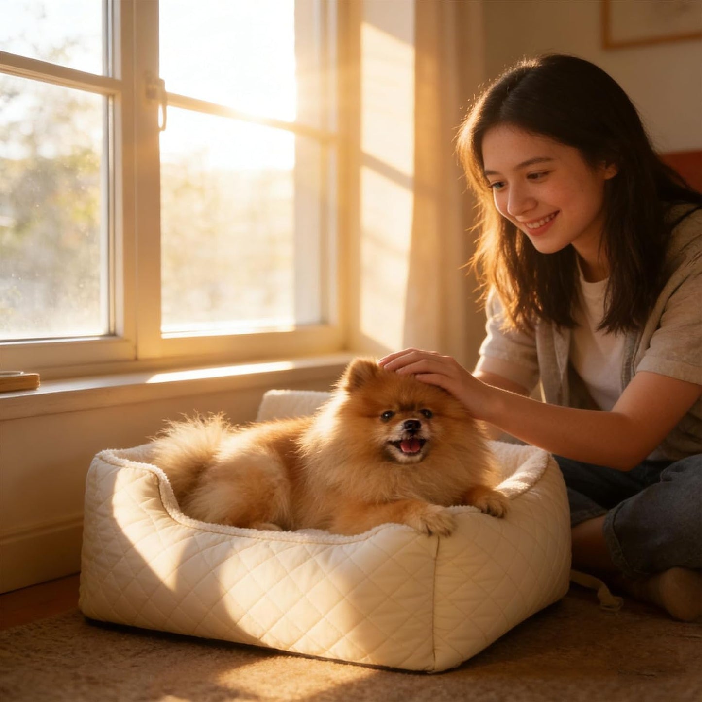 Safe Pet Car Seats Including Storage Pockets and Adjustable