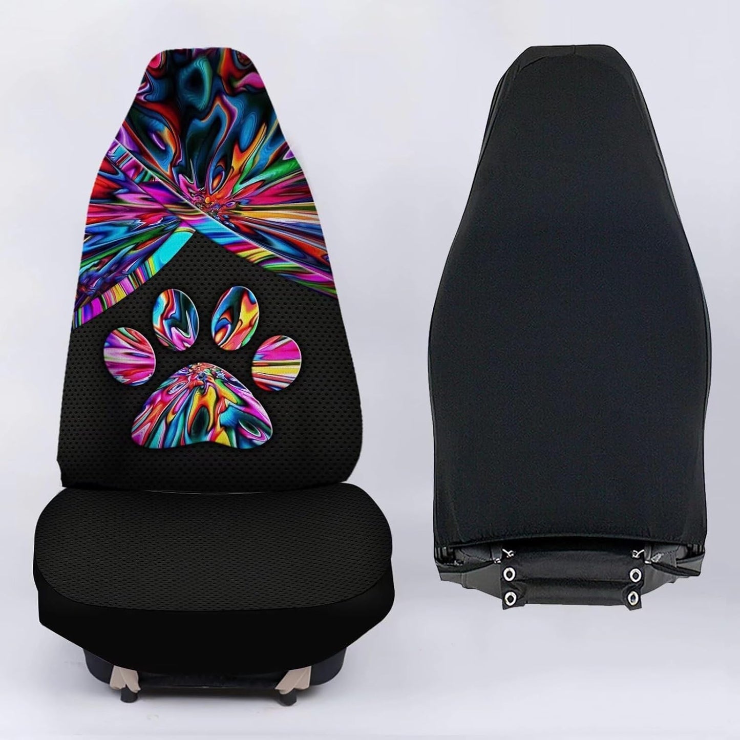 Universal Bucket Seats Cover Protector, 2 PCS Colorful
